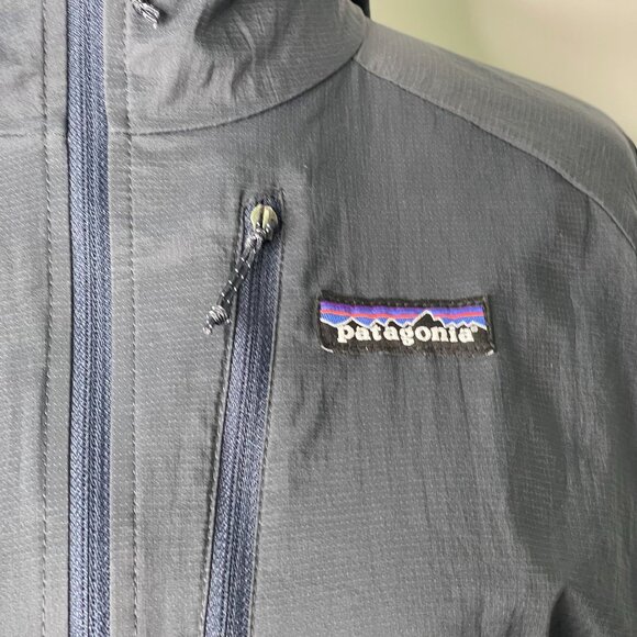 Patagonia #STY24040 Women's Blue Houdini Air Hooded Jacket Size XS - Picture 3 of 10